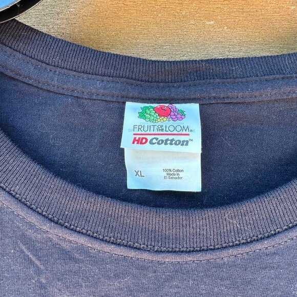 Fruit of the Loom Dad Guitar Tee Cords Black T-shirt Size XL - Picture 6 of 10